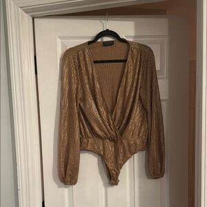 Gold Shimmer Women's Top